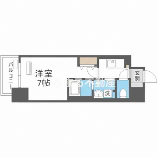 ジュネーゼみなと弁天町【5階】の間取り