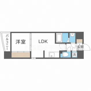 SERENITE本町エコート【809号室】の間取り