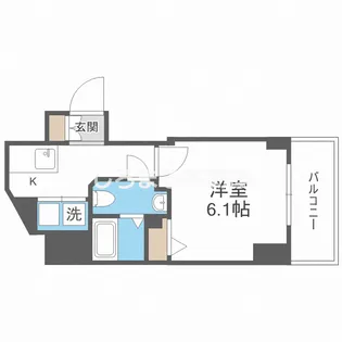 サムティ土佐堀Ribera【3階】の間取り