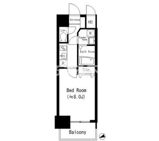 ルーエ天満橋【4階】の間取り
