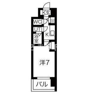 エスリード松屋町SOUTH【11階】の間取り