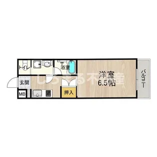 CITY SPIRE心斎橋EAST【4階】の間取り