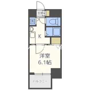 プレサンス難波幸町【903号室】の間取り