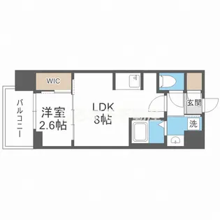 セレニテ本町東リアン【3階】の間取り