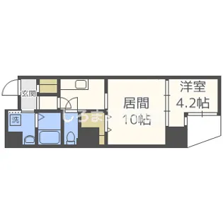 G−style天満橋【701号室】の間取り