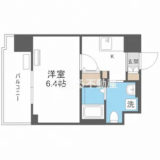 レジュールアッシュUrban Bay【7階】の間取り