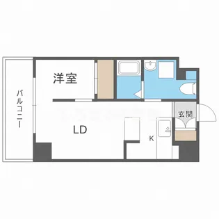 アイボリーポワント難波WEST【9階】の間取り