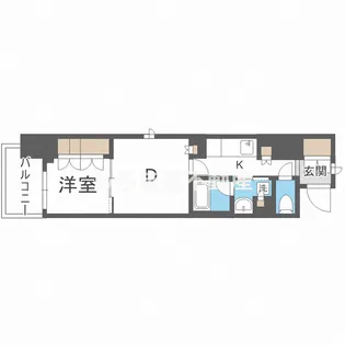 パークアクシス本町【5階】の間取り