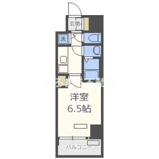 エス・キュート京町堀【2階】の間取り