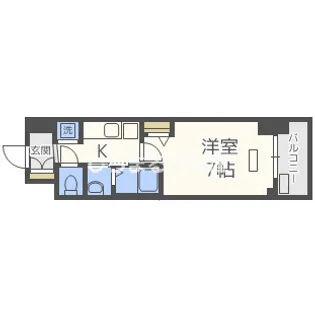 TLRレジデンス本町WEST【806号室】の間取り