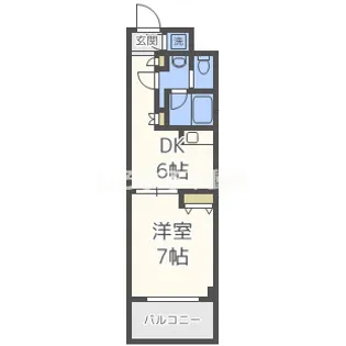 フェニックス日本橋高津【805号室】の間取り