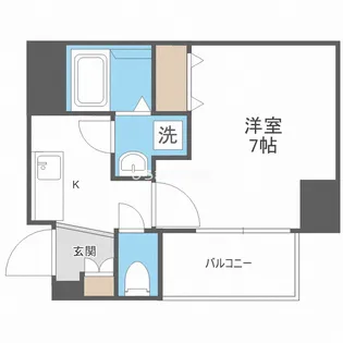 セレニテ本町グランデ【2階】の間取り
