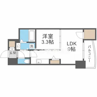 セレニテ本町グランデ【7階】の間取り
