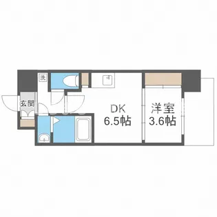 セレニテ北久宝寺【704号室】の間取り
