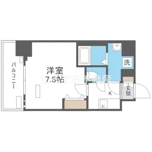 セオリー大阪ベイシティ【9階】の間取り