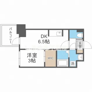 セレニテ堺筋本町リアン【1204号室】の間取り