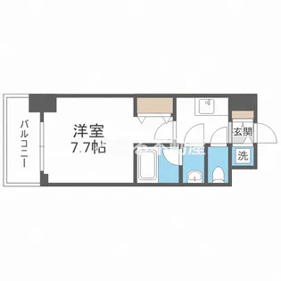 S-RESIDENCE福島Luxe【13階】の間取り