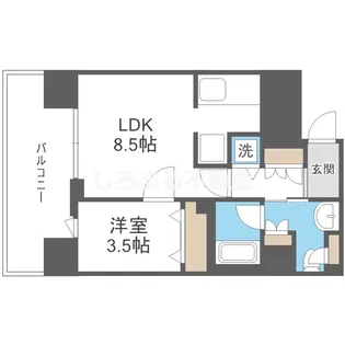 PHOENIX北堀江【5階】の間取り