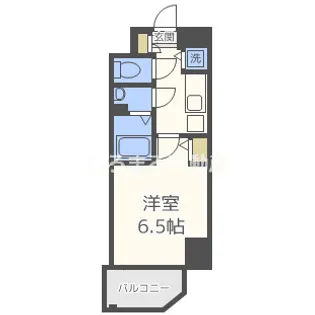 エスリード難波セントラル【8階】の間取り