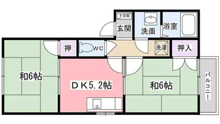 ハイツ正法寺【2階】の間取り