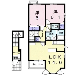 グランデ・ピーノ【2階】の間取り