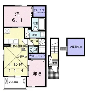 グラン・ヌーヴォー【2階】の間取り