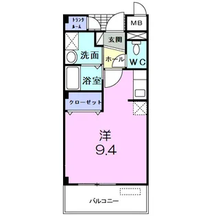 リバーレイクヒルズ【3階】の間取り