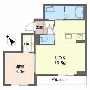 アルフラット【302号室】の間取り