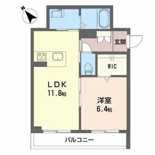 アルフラット【303号室】の間取り