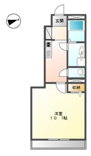 メゾン かきつばた【1階】の間取り