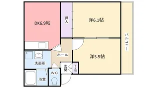 ヴィラ I【1階】の間取り