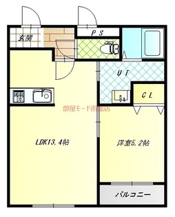 セレース【4階】の間取り