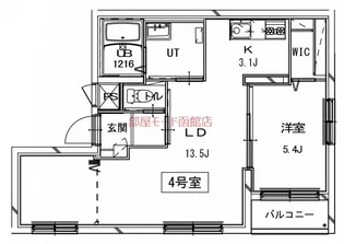 パレスK日乃出街【3階】の間取り