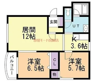 ピュアライフMat's【2階】の間取り