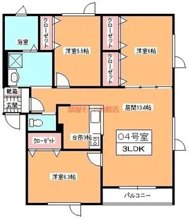 グランチェスタ【1階】の間取り