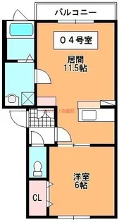 コメット【3階】の間取り