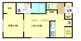 norfino couleur【1−C号室】の間取り