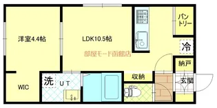 norfino couleur【1−D号室】の間取り