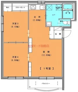 ルーエ・シュロス【3階】の間取り