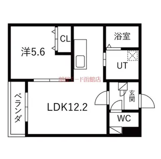 インフィニティ松陰町【3階】の間取り