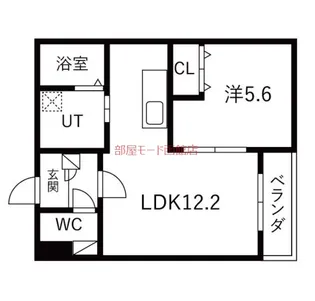 インフィニティ松陰町【2階】の間取り