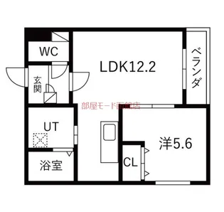 インフィニティ松陰町【1階】の間取り