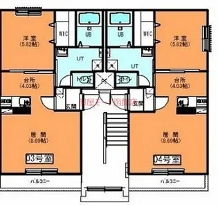 エテルノ美原【1階】の間取り