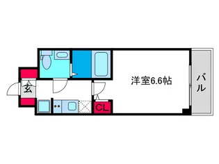 ワールドアイ阿波座WEST【9階】の間取り