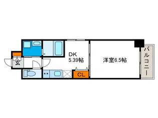 フロンティアタワー九条Ⅱ(CITY SPIRE九条Ⅱ)【6階】の間取り