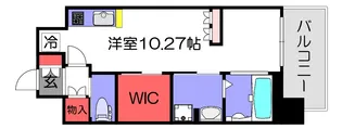 エステムコート大阪・弁天町【11階】の間取り