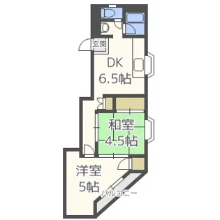ファーストマンション【4階】の間取り