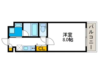 CITY SPIRE幸町【3階】の間取り