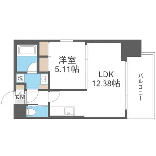 プレジオ阿波座【12階】の間取り