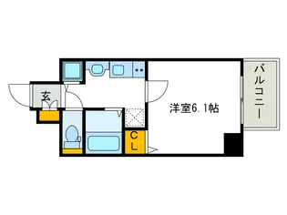 プレサンス難波幸町【3階】の間取り